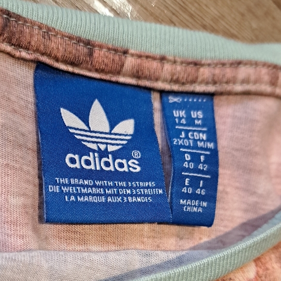 Adidas Multicolor Crop Top - Picture 2 of 2